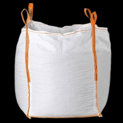 مقاوم للرطوبة FIBC حاوية السوائب المرنة البيضاء كاملة الفتح حقيبة 1500 كجم