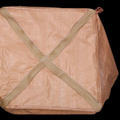 100٪ PP Jumbo Open Top Bulk Bags مقاومة للأشعة فوق البنفسجية الاستاتيكيه 35 × 35 × 43in